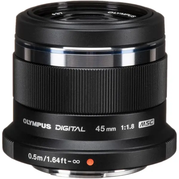 Obiectiv Olympus - M.Zuiko Digital, 45 mm, f/1.8, negru