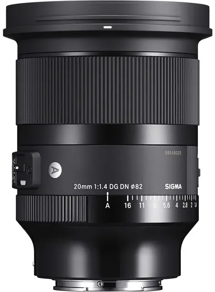 Obiectiv Sigma - 20mm, f/1.4 DG DN Art, pentru Sony E/FE