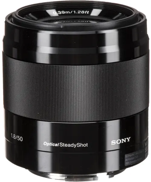 Obiectiv Sony - E, 50mm, f/1.8 OSS, negru