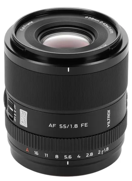 Obiectiv Viltrox – AF, 55mm, f/1.8 EVO FE, montură Sony E