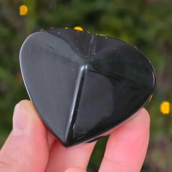 Obsidian curcubeu inima model 3