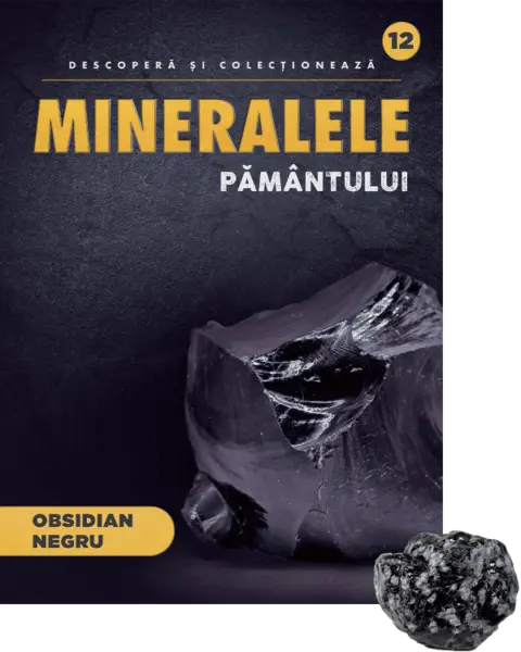 Obsidian negru. Volumul 12. Mineralele Pamantului