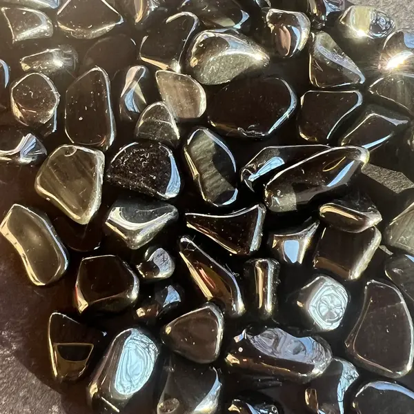 Obsidian piatra rulata mini model 2