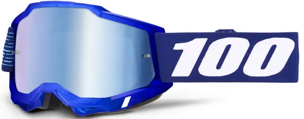Ochelari atv cross 100% Accuri 2 2028, lentila oglinda albastra