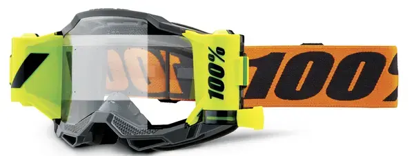 Ochelari atv cross 100% Accuri 2 ForeCast Roll-Off, lentila clara, culoare rama portocaliu
