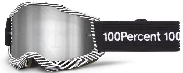 Ochelari atv cross 100% Accuri 2 Samba, lentila oglinda argintie