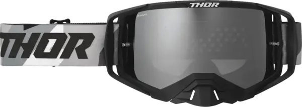 Ochelari Atv Cross Thor Activate Brave, culoare negru gri, lentila oglinda