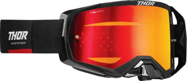 Ochelari cross atv Thor Activate, lentila oglinda, culoare negru