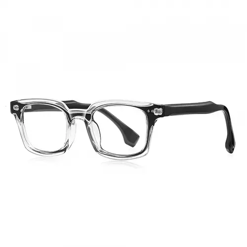 Ochelari De Calculator Barbati Techsuit LS084, Anti-Blue Light, Negri/Transparenti