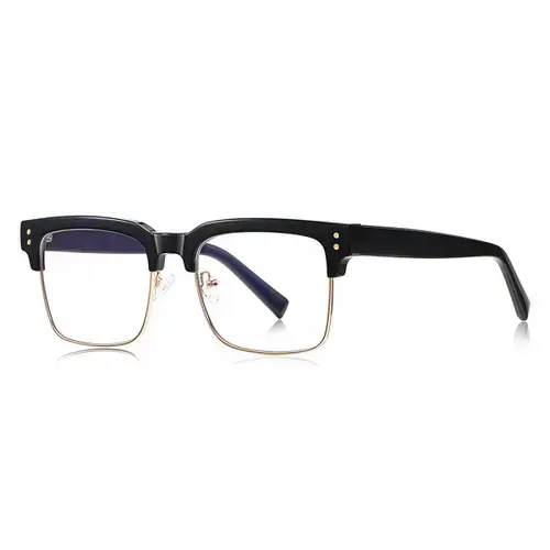 Ochelari De Calculator Dama Techsuit 2205, Anti-Blue Light, Negri/Aurii