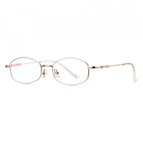 Ochelari De Calculator Dama Techsuit LS501, Anti-Blue Light, Roz/Aurii