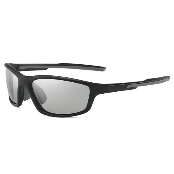 Ochelari De Ciclism Unisex Techsuit 3047, Protectie UV, Negri Transparenti