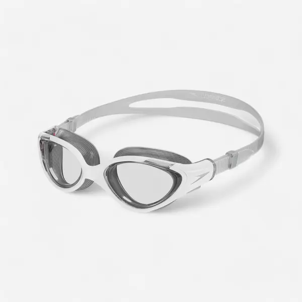 Ochelari de înot lentile transparente SPEEDO BIOFUSE 2.0 Alb-Gri Damă