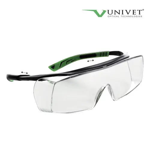 Ochelari de protectie cu lentile transparente, Univet 5X7031100 TRANSPARENTĂ