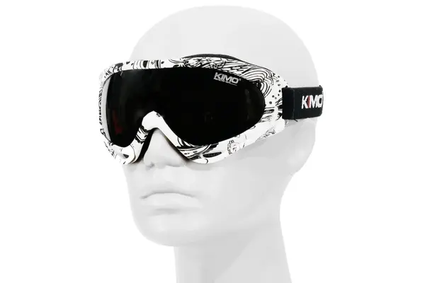Ochelari de protectie Kimo Wear pentru copii, culoare alb-negru