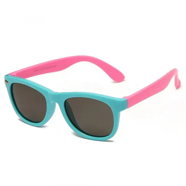 Ochelari De Soare Bebelusi Techsuit 8306-C32, Polarizati, Albastri Roz