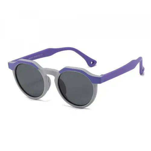 Ochelari De Soare Copii Techsuit 601, Polarizati, Protectie UV, Mov/Gri