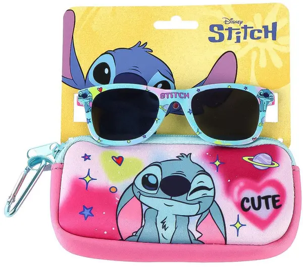 Ochelari de soare pentru copii Disney - Stitch, cu husă