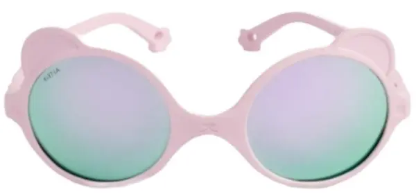 Ochelari de soare pentru copii Ki ET LA - Ourson, 2-4 ani, Light Pink