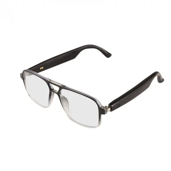 Ochelari de soare smart iSEN GS10, Negri, Lentile polarizate, Unisex, Microfon si difuzor incorporat, Muzica si apeluri Bluetooth, Asistare vocala