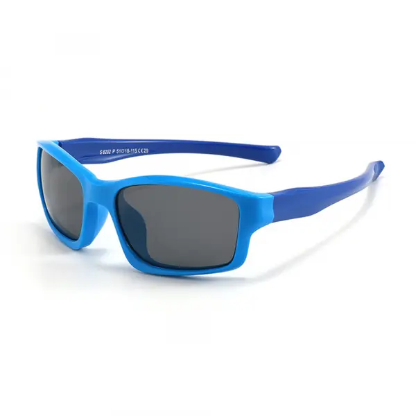 Ochelari De Soare Sport Copii Techsuit 8202-C29, Polarizati, Albastri
