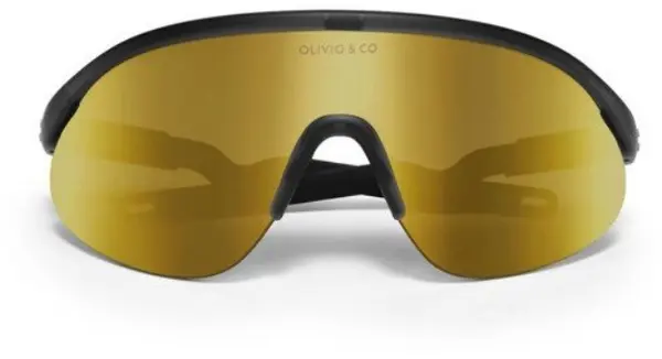Ochelari de soare sport pentru copii Olivio & Co, 7-12 ani, aurii