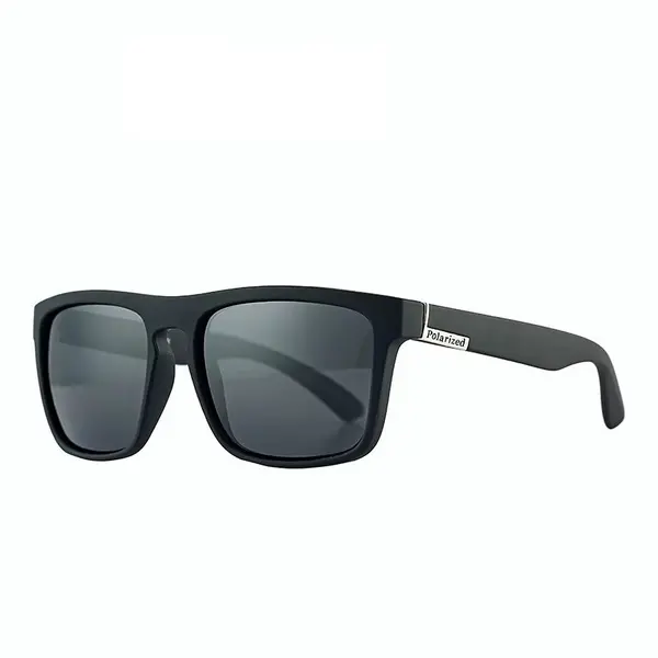 Ochelari de soare unisex, SG016, Negru/Argintiu