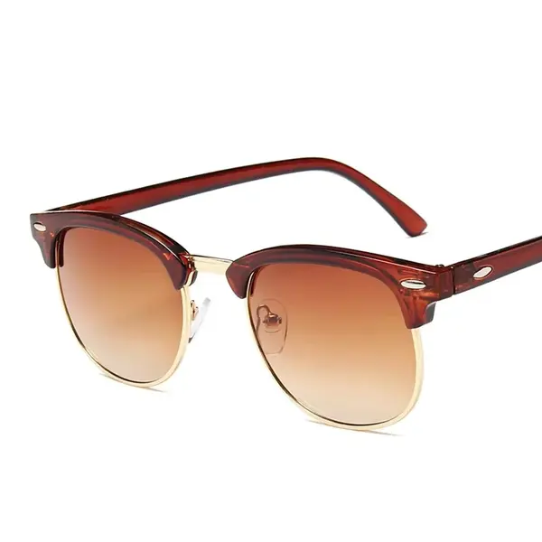 Ochelari de soare unisex, SG051, Maro