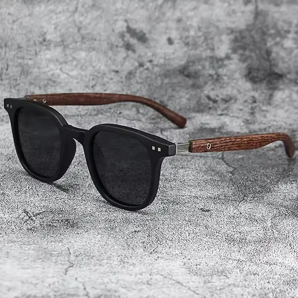 Ochelari de soare unisex, SG121, Negru mat