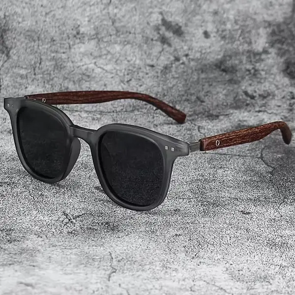 Ochelari de soare unisex, SG122, Gri mat