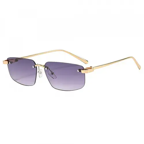 Ochelari De Soare Unisex Techsuit S098, Aurii/Mov