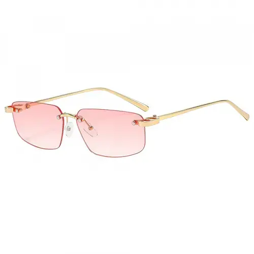 Ochelari De Soare Unisex Techsuit S098, Aurii/Roz