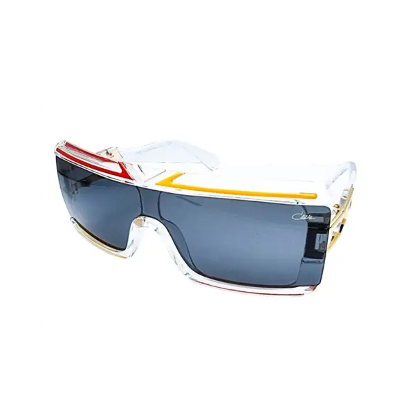 Ochelari de Soare, Zamo®, CZL 4024, Protectie UV400, Model Shield, Rama Multicolora, Lentile Negre