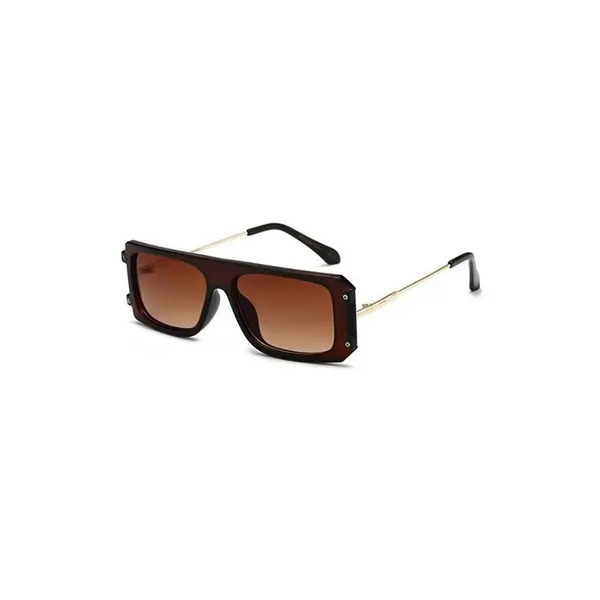 Ochelari de Soare, Zamo®, CZL 633, Protectie UV400, Model Rectangular, Rama Maro, Lentile Maro