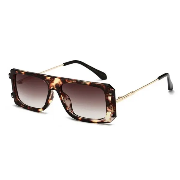 Ochelari de Soare, Zamo®, CZL 633, Protectie UV400, Model Rectangular, Rama Tortoise, Lentile Maro
