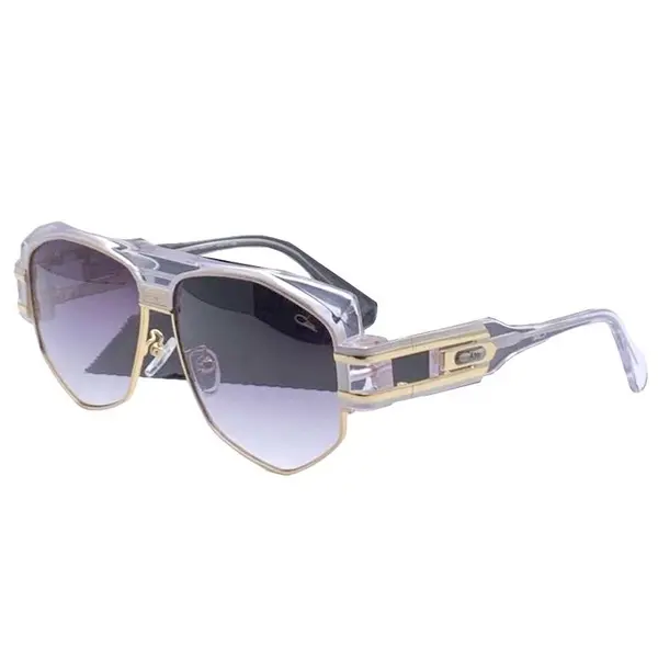 Ochelari de Soare, Zamo®, CZL 671, Protectie UV400, Model Rectangular, Rama Transparenta, Lentile Gri