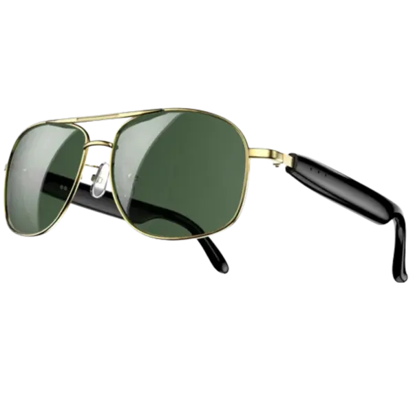 Ochelari Inteligenti Blackview D1 Pro, Auriu, Apeluri Bluetooth, Difuzoare Stereo, Asistent Vocal, Protectie UV, IP54