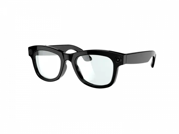 Ochelari Inteligenti iSEN M01, Lentile Transparente, Camera HD, Traducere in Timp Real, Anulare Zgomot, Control Tactil, Functie Muzica si Apeluri, Activare Vocala, WiFi, ChatGPT, Incarcare DC