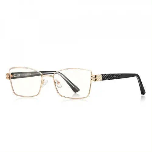 Ochelari pentru calculator Techsuit 3171, Anti-Blue Light (Negru/Auriu)