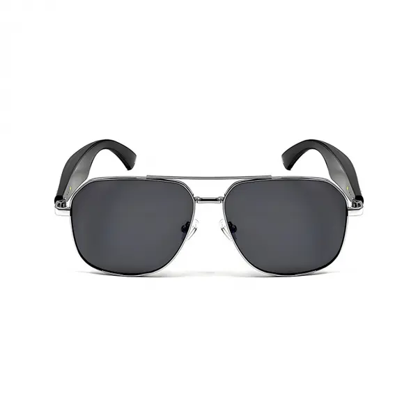 Ochelari Smart iSEN GY100, Lentile Negre Polarizate, Traducere AI in Timp Real, Microfon, Difuzoare, Bluetooth, Muzica, Apeluri, Asistenta Vocala, Control Camera la Distant, Incarcare Magnetica