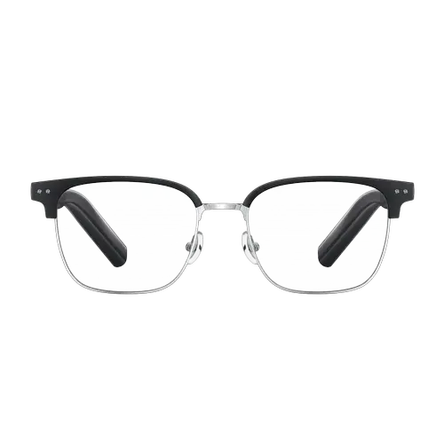 Ochelari Smart Xiaomi Mijia Smart Audio Glasses, Browline, Bluetooth, Anulare zgomot, IP54, Android/iOS (Negru)
