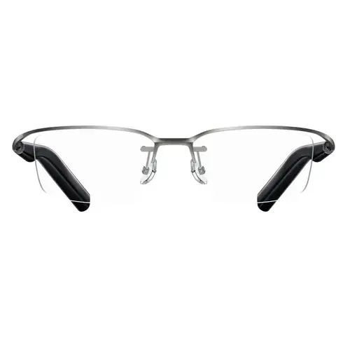 Ochelari Smart Xiaomi Mijia Smart Audio Glasses, Titanium, Bluetooth, Anulare zgomot, IP54, Android/iOS (Negru/Argintiu)