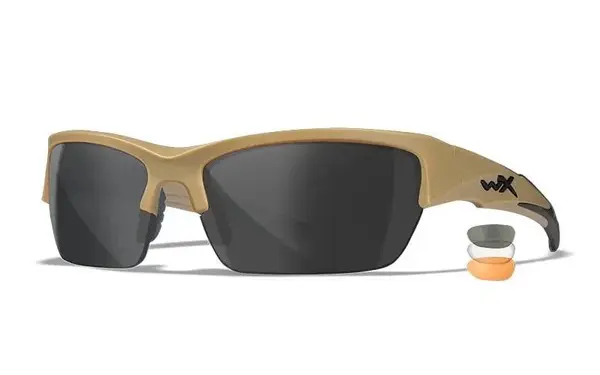 Ochelari tactici VALOR 2.5 set 3 lentile Wiley X - RAMA TAN