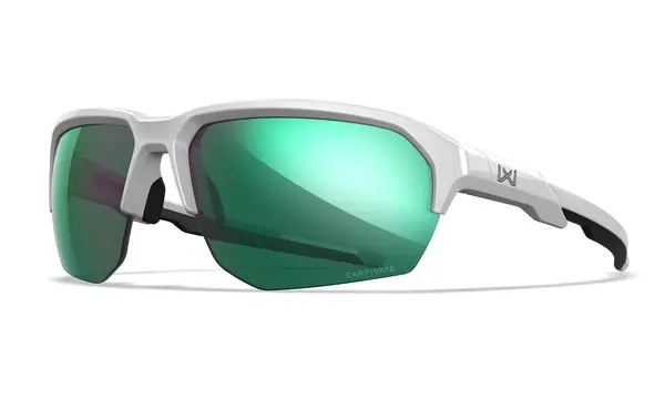 Ochelari tactici Wiley X JAKL CAPTIVATE™ Polarized Green Mirror – Polished White - Default Title