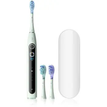 Oclean X Pro 20 Set periuta de dinti cu ultrasunete + 2 capete de schimb cu trusă de călătorie Green