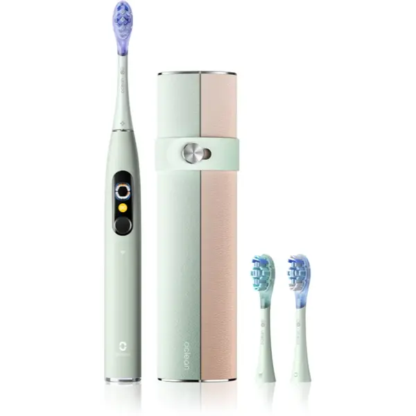 Oclean X Ultra 20 Set periuta de dinti cu ultrasunete + 2 capete de schimb cu trusă de călătorie Green