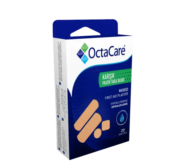 Octacare Plasturi de Prim Ajutor Asortati, 20 buc