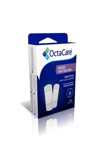 OctaCare Plasturi prim ajutor sensitivi 19/25mm*72mm (14 amb.)