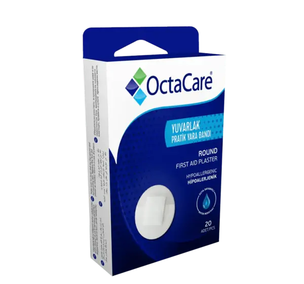 Octacare Plasturi Rotunzi de Prim Ajutor, 20 buc