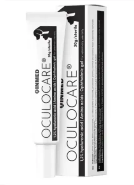 Oculocare, Gel oftalmic 1,2% acid hialuronic si aminoacizi pentru caini si pisici , 30 g
